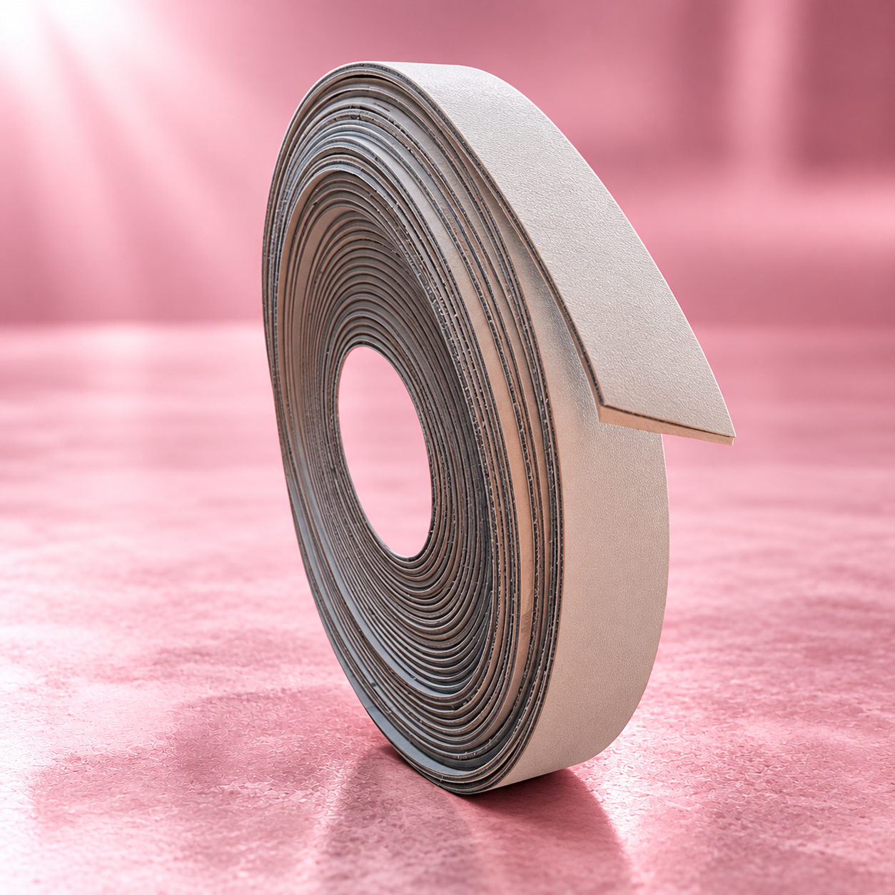 Nylon White Sandwich Belt