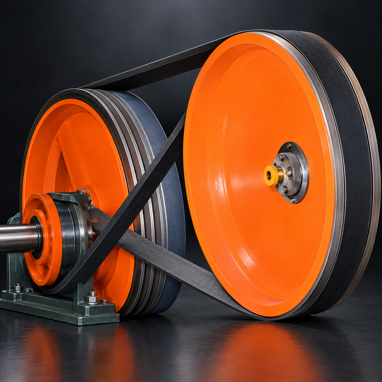 Industrial Flat Leather Conveyor Belt
