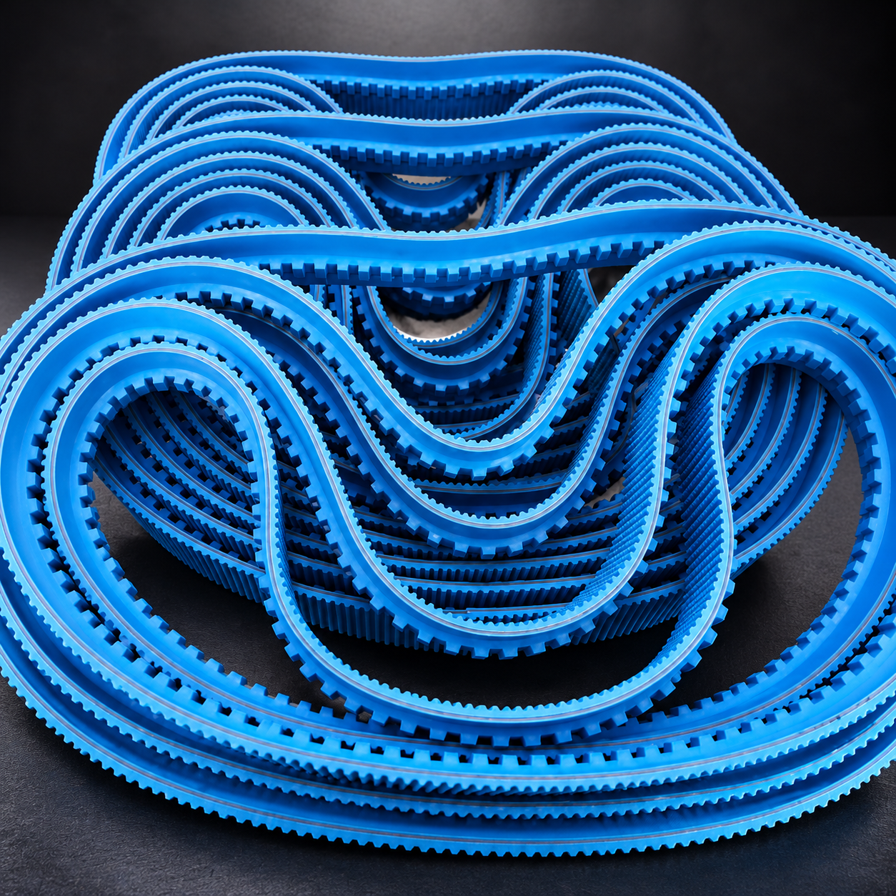 Blue Rough Top Conveyor Belt