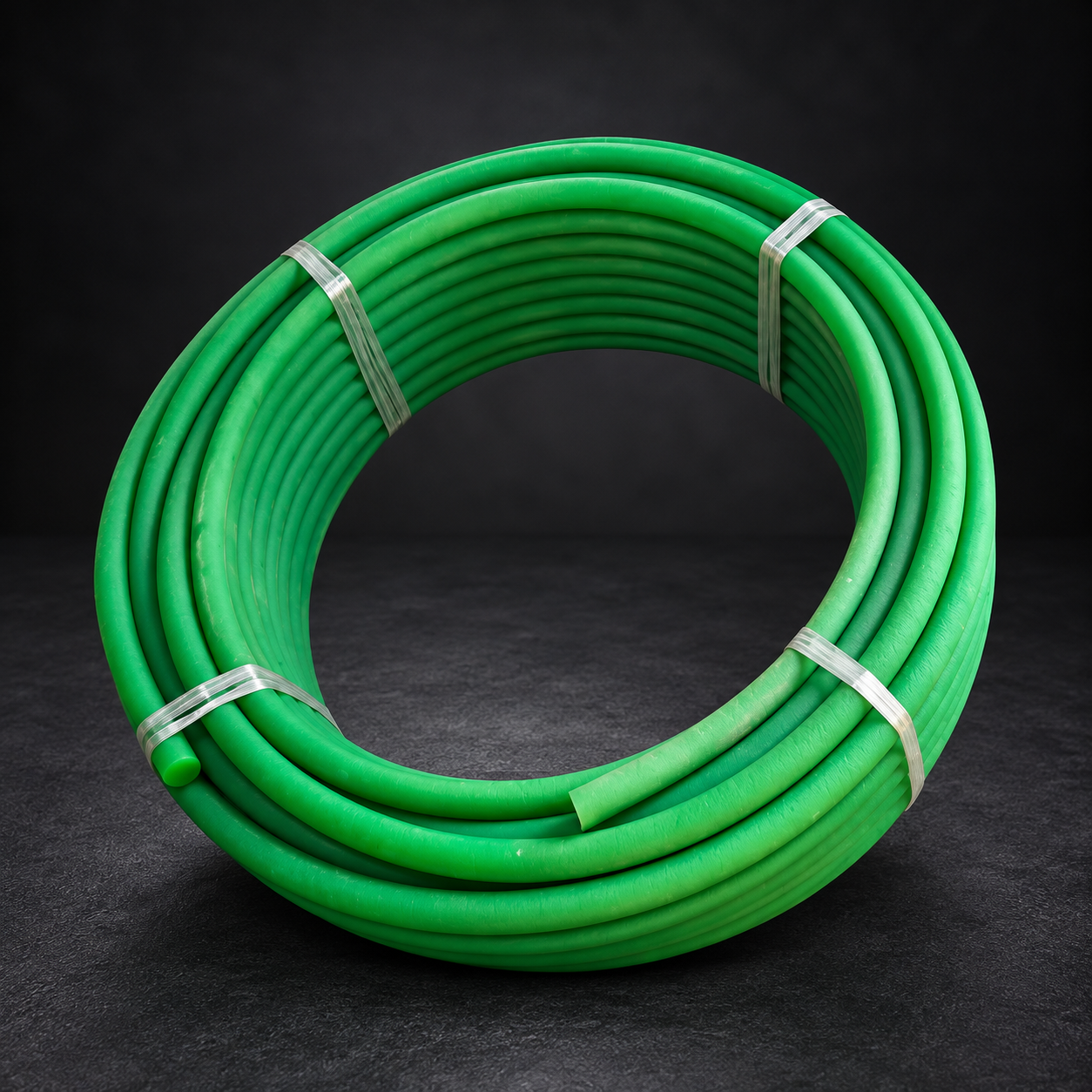 Polyurethane Green Round Belt